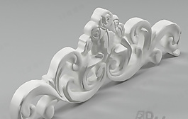3D歐式構(gòu)件模型