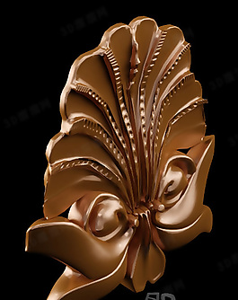 3D歐式構(gòu)件模型