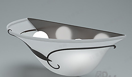 3D壁燈模型