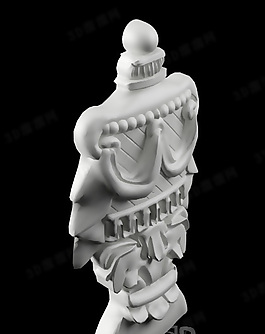 3D歐式構(gòu)件模型
