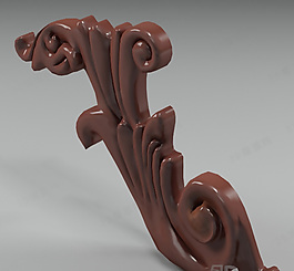 3D歐式構(gòu)件模型