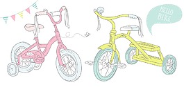 孩子們的自行車