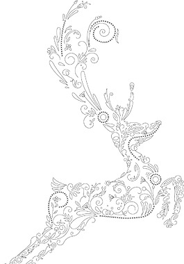 矢量raindeer