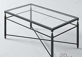 3D桌子模型
