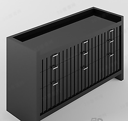 3D邊柜模型