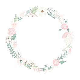 花框可愛復(fù)古花的形狀設(shè)置聯(lián)合國環(huán)完美的婚禮請(qǐng)柬和生日卡片