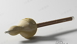 3D葫芦丝模型