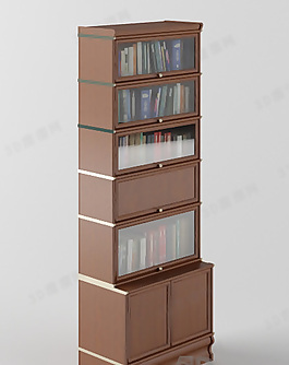 3D書柜模型