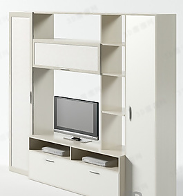 3D電視柜模型