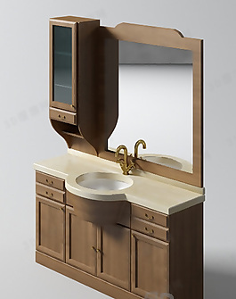 3D洗手臺模型