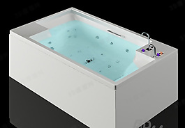 3D浴缸模型
