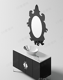 3D洗手臺(tái)模型