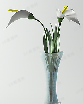 3D花瓶模型