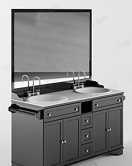 3D洗手臺模型