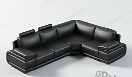 3D多人沙發(fā)模型