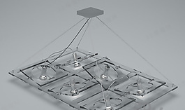 3D吊燈模型