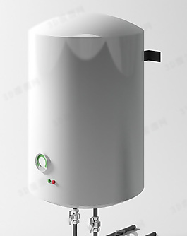 3D熱水器模型