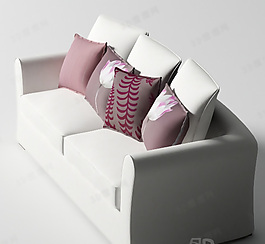 3D雙人沙發(fā)模型