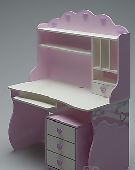 3D書桌模型
