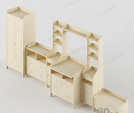 3D柜子模型