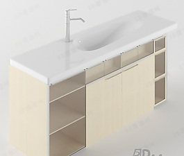 3D洗手臺模型