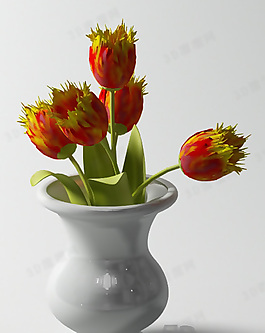 3D花模型