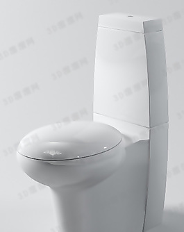 3D坐便器模型