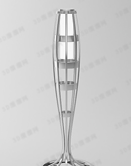 3D落地燈模型