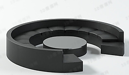 3D多人沙發(fā)模型