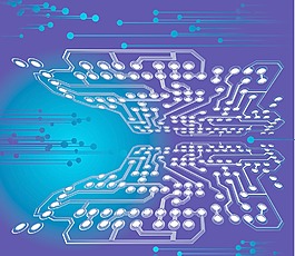 高技術的矢量插圖