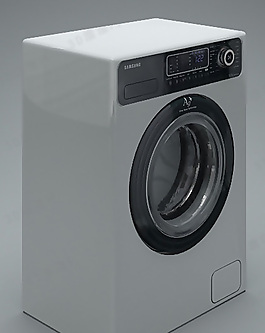 3D洗衣机模型