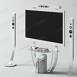 3D家庭影院模型