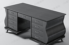 3D書桌模型