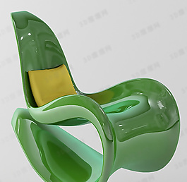 3D躺椅模型