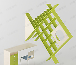 3D書桌模型