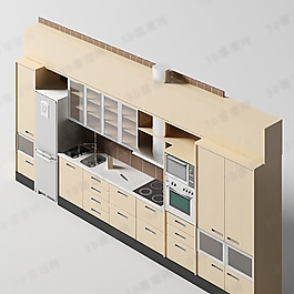 3D廚柜模型
