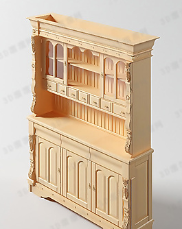 3D酒柜模型