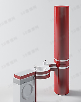 3D洗手臺(tái)模型