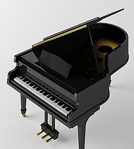 3D鋼琴模型