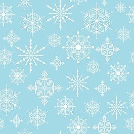 无缝矢量的雪花