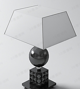 3D臺燈模型