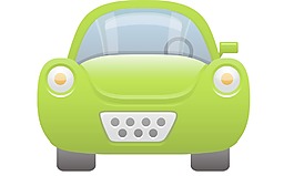 綠色汽車