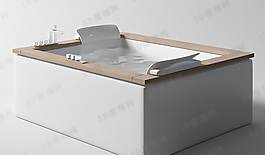 3D浴缸模型