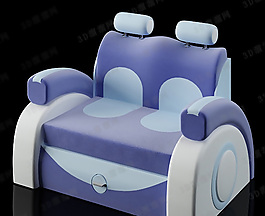 3D雙人沙發(fā)模型