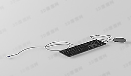 3D键盘模型