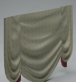 3D窗簾模型