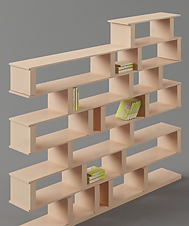 3D書架模型