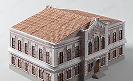 3D辦公樓模型