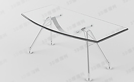 3D桌子模型