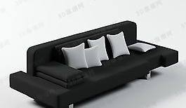 3D多人沙發(fā)模型